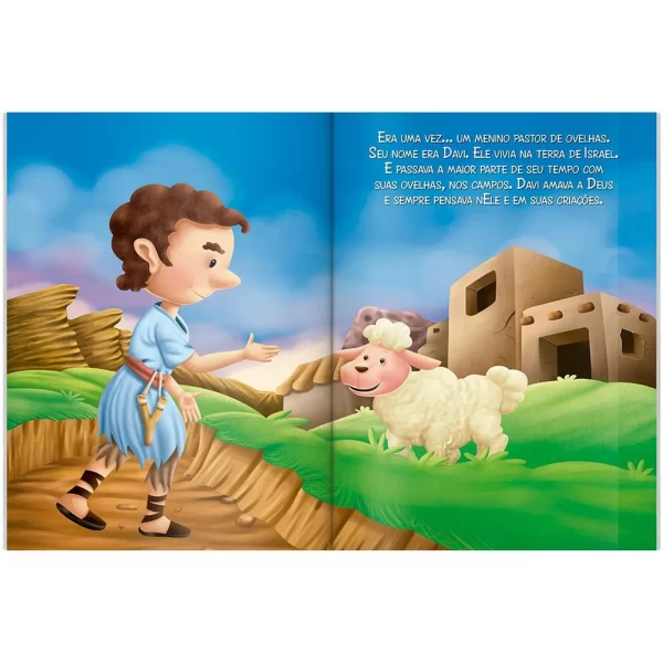 Livro Histórias Bíblicas Favoritas - Davi e Golias - Imagem 3