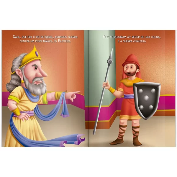 Livro Histórias Bíblicas Favoritas - Davi e Golias - Imagem 2