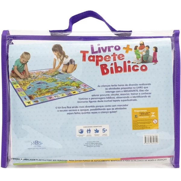 Livro + Tapete Bíblico - Procure e Ache - Imagem 4