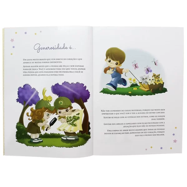 Livro Descobrindo Valores - Generosidade - Imagem 3