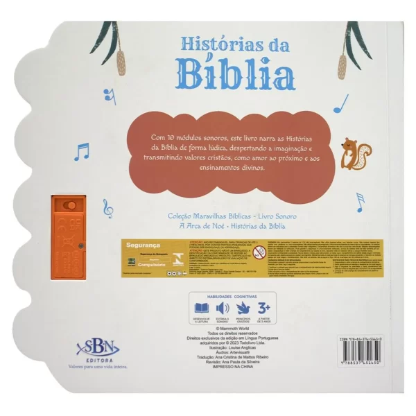 Livro Histórias da Bíblia - Maravilhas Bíblicas - Imagem 3