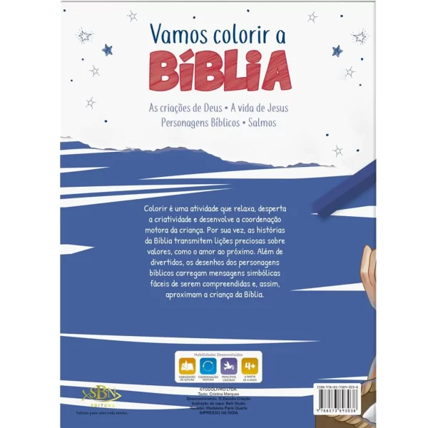 Livro Vamos Colorir a Bíblia - Vida de Jesus - Image 4