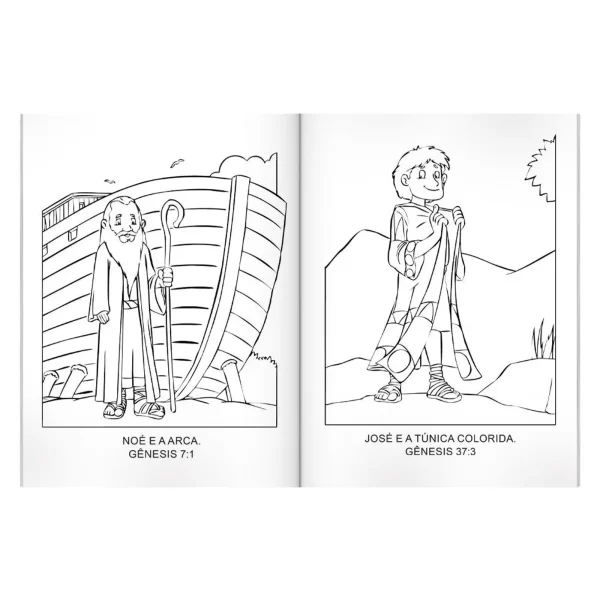 Livro Vamos Colorir a Bíblia - Personagens Bíblicos - Image 3