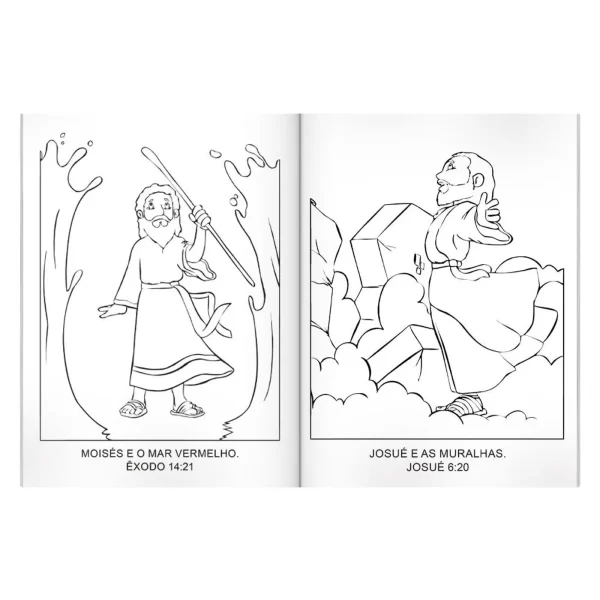 Livro Vamos Colorir a Bíblia - Personagens Bíblicos - Image 2