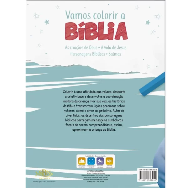 Livro Vamos Colorir a Bíblia - Salmos - Image 4