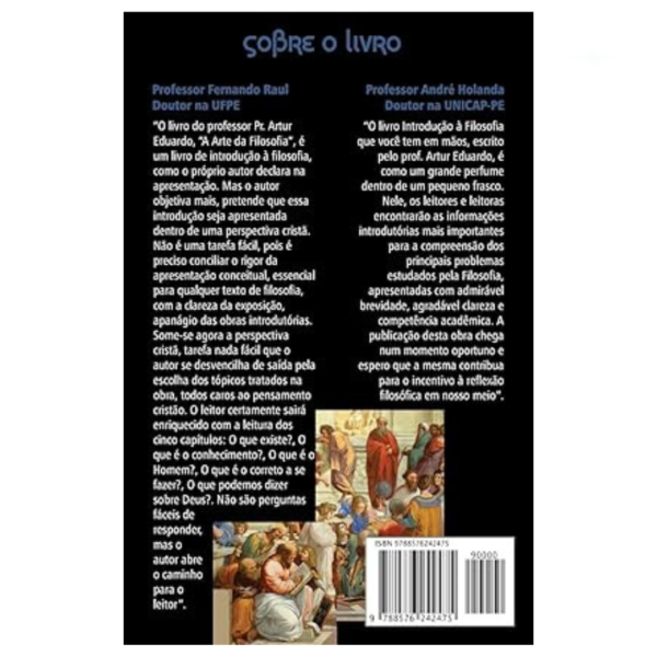 Livro A Arte da Filosofia - Uma Perspectiva Cristã/ Artur Eduardo da Silva Neto - Image 2