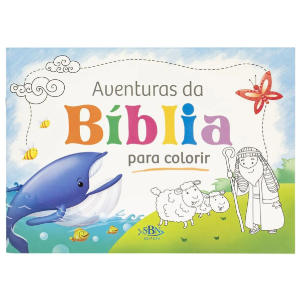 Livro Aventuras da Bíblia para Colorir