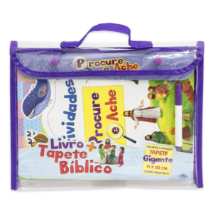 Livro + Tapete Bíblico - Procure e Ache