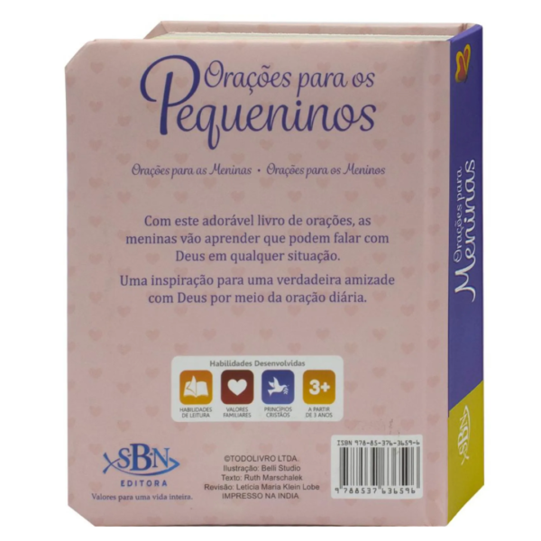 Livro Orações para os pequeninos - Meninas - Imagem 4