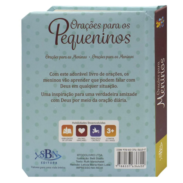 Livro Orações para os pequeninos - Meninos - Imagem 4