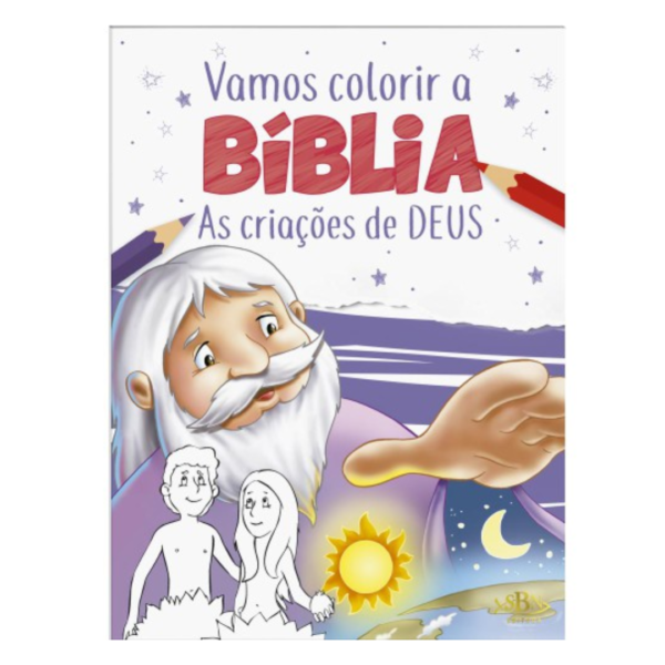 Livro Vamos Colorir a Bíblia - Criações de Deus