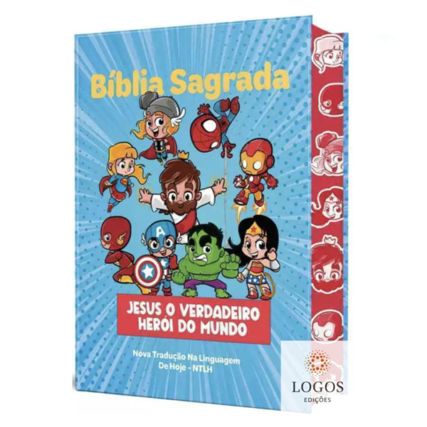 Bíblia Sagrada Infantil - NTLH - Capa Dura - Heróis Menino - Image 4