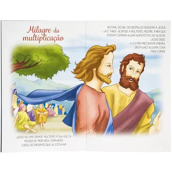 Livro Clássicos da Bíblia - Milagres de Jesus - Imagem 2