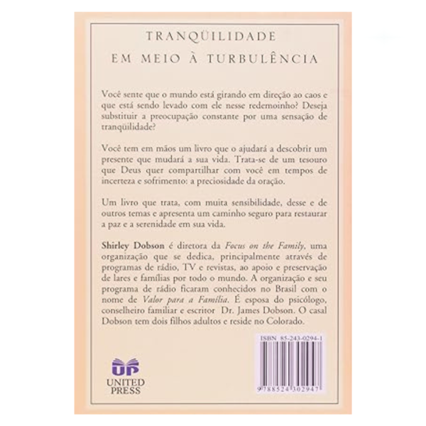 Livro Certeza De Paz Em Tempos Incertos/ Shirley Dobson - Image 2