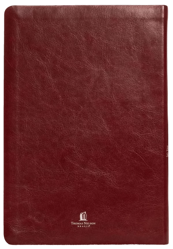 Bíblia NVI, Letra Gigante, Couro-soft vinho, Leitura Perfeita - Image 4