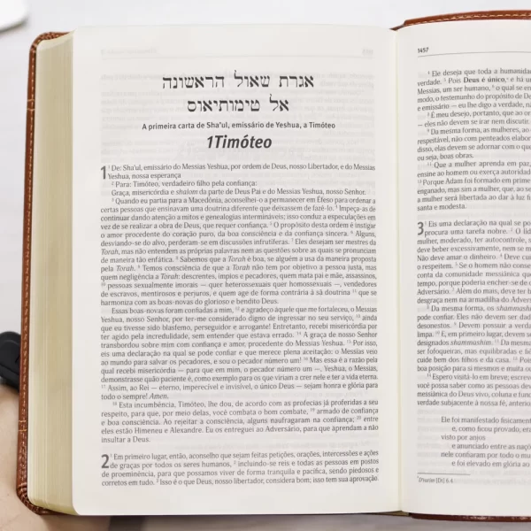 Bíblia Judaica Completa | Capa Luxo Marrom - Image 6