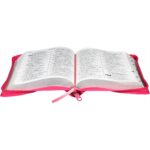 Bíblia Sagrada RA - Letra Gigante C/ Zíper Capa Pink - Image 2