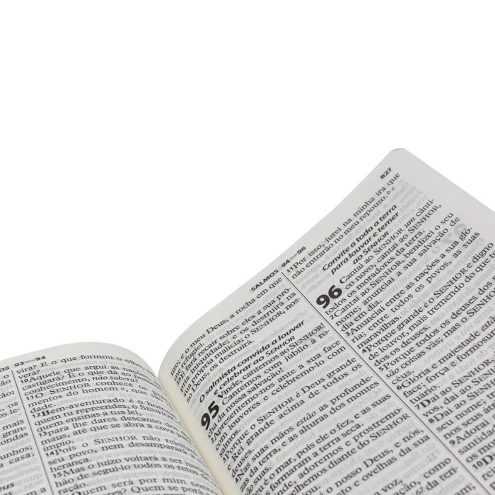 Bíblia Sagrada ARC - Letra Gigante- Linha Ouro -Azul - Imagem 5