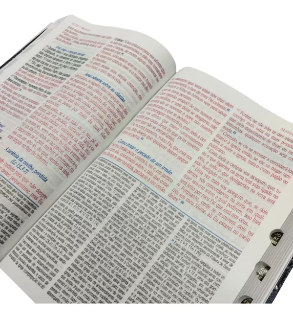 Bíblia De Estudo King James 1611 Atualizada Textos Coloridos - Imagem 5