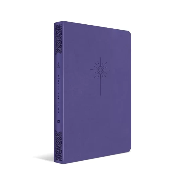 Bíblia Slim Filament | NVT | Letra Grande | Capa Couro Sintético Lilás - Imagem 4