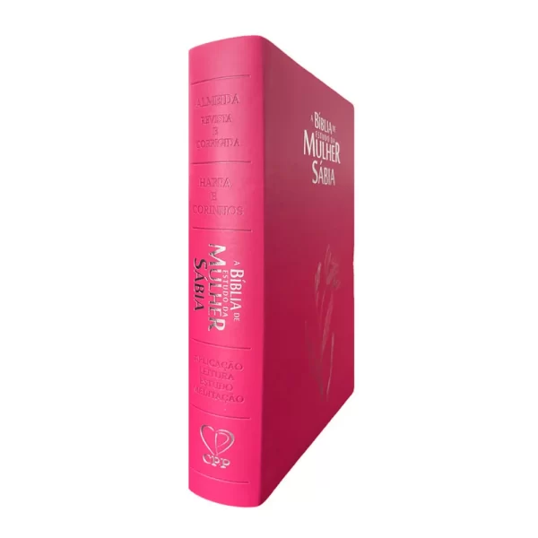 Bíblia de Estudo da Mulher Sábia | ARC | Harpa Avivada | Capa Magnólia Pink - Imagem 2