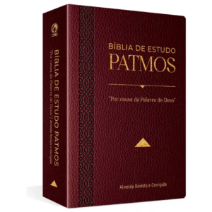 Bíblia De Estudo Patmos Grande Luxo Vinho