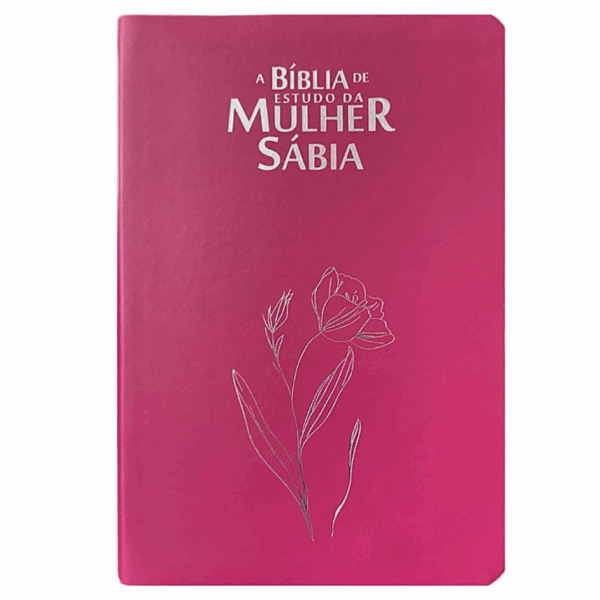 Bíblia de Estudo da Mulher Sábia | ARC | Harpa Avivada | Capa Magnólia Pink