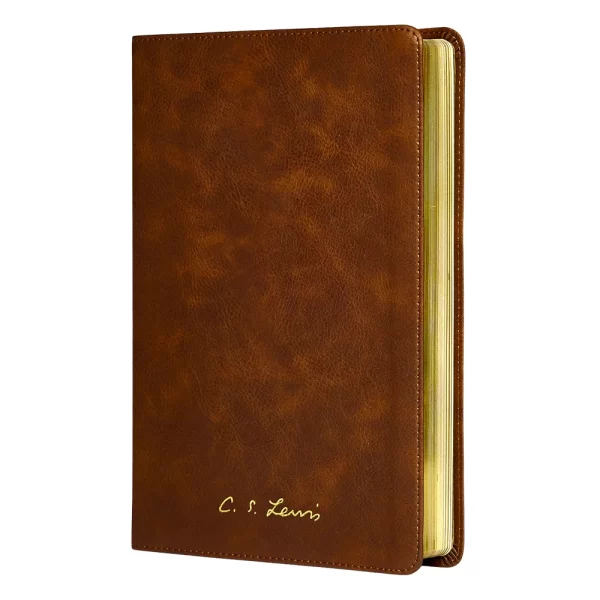 Bíblia C. S. Lewis | NVI | Couro-Soft Marrom | Leitura Perfeita - Imagem 2