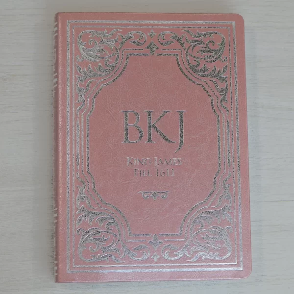 Bíblia King James Fiel 1611 | Extra Gigante | Capa Luxo Rosê - Imagem 2