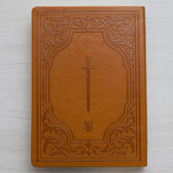 Bíblia King James Fiel 1611 | Extra Gigante | Capa Luxo Castanha - Imagem 4