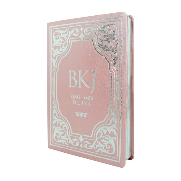 Bíblia King James Fiel 1611 | Extra Gigante | Capa Luxo Rosê - Imagem 7