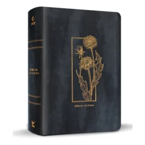 Bíblia Mulheres | Viviane Martinello | NVT | Espaço Para Anotações | Capa Luxo Floral Grafite